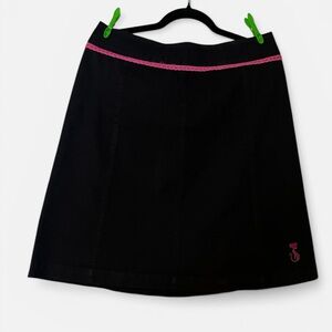 French Kitty Vintage Y2K Black Pink Skirt Cotton Cats France European